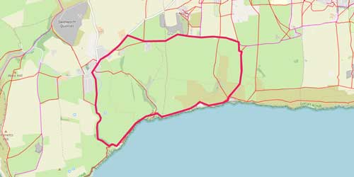 South Purbeck Cliff Walk Walk Route